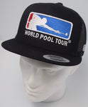 WPT SNAPBACK W/MESH BACK, ALL BLACK