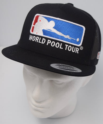 WPT SNAPBACK W/MESH BACK, ALL BLACK
