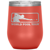 WORLD POOL TOUR 12 OZ WINE TUMBLER