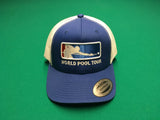 ROYAL BLUE/WHITE WORLD POOL TOUR SNAPBACK