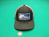 BLACK/GREY WORLD POOL TOUR SNAPBACK