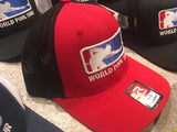 RED/BLACK WORLD POOL TOUR FITTED HAT