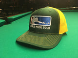 GREEN/YELLOW WORLD POOL TOUR SNAPBACK