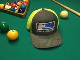 NEON YELLOW WORLD POOL TOUR SNAPBACK
