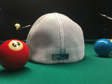 BLACK/WHITE WORLD POOL TOUR FITTED HAT
