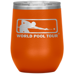 WORLD POOL TOUR 12 OZ WINE TUMBLER