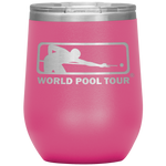 WORLD POOL TOUR 12 OZ WINE TUMBLER