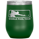 WORLD POOL TOUR 12 OZ WINE TUMBLER